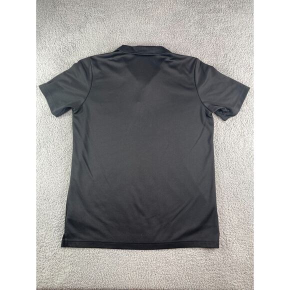 Adidas Shirt Mens Medium Black Soccer Polo FC Footfire Lubbock TX Short Sleeve - Picture 5 of 11